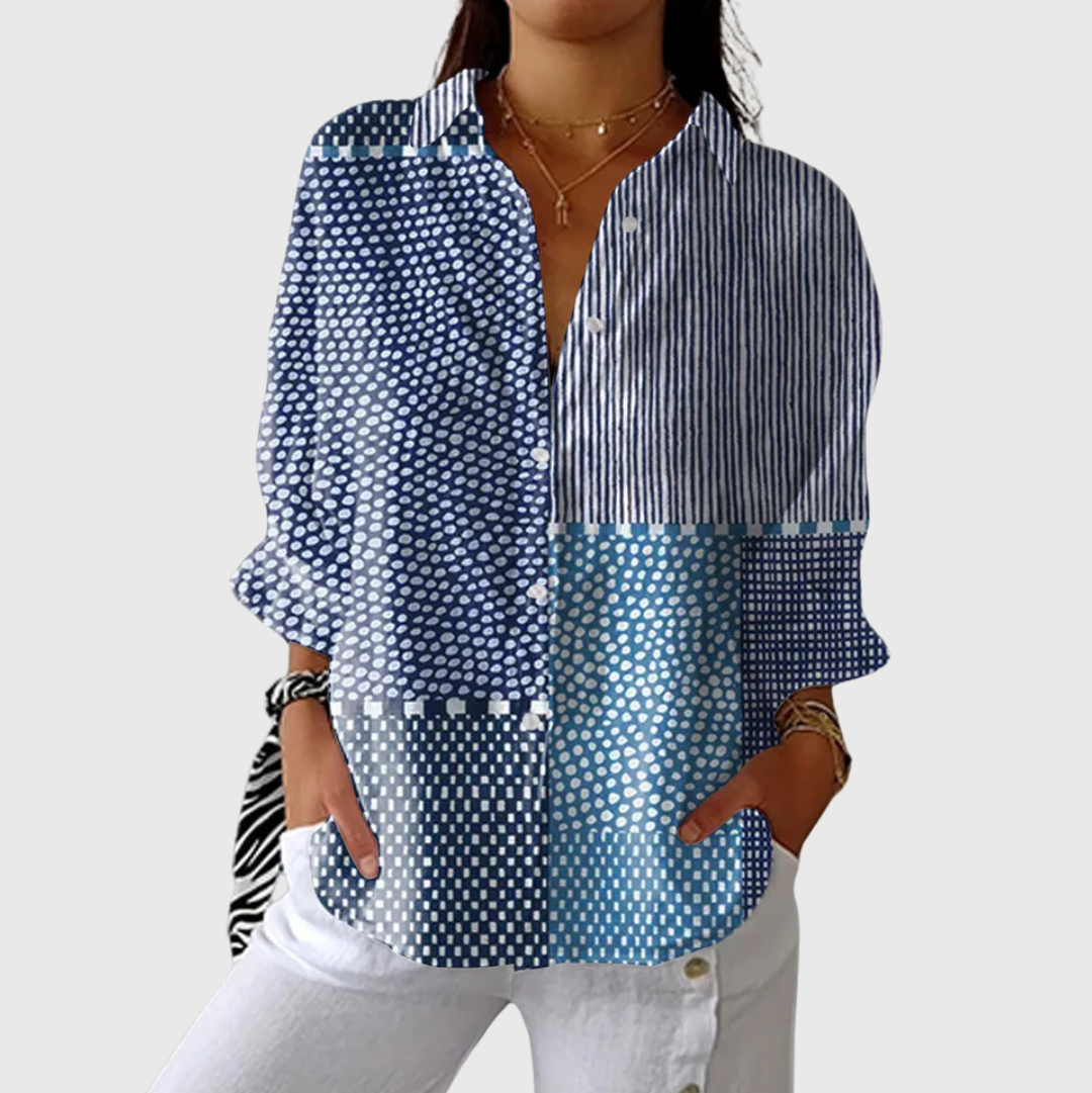 Blouse légère et colorée à imprimé