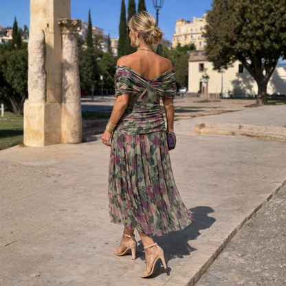 Lydia | Robe longue épaules dénudées