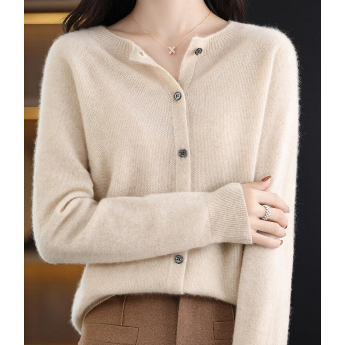 MERCY | Cardigan en laine mérinos