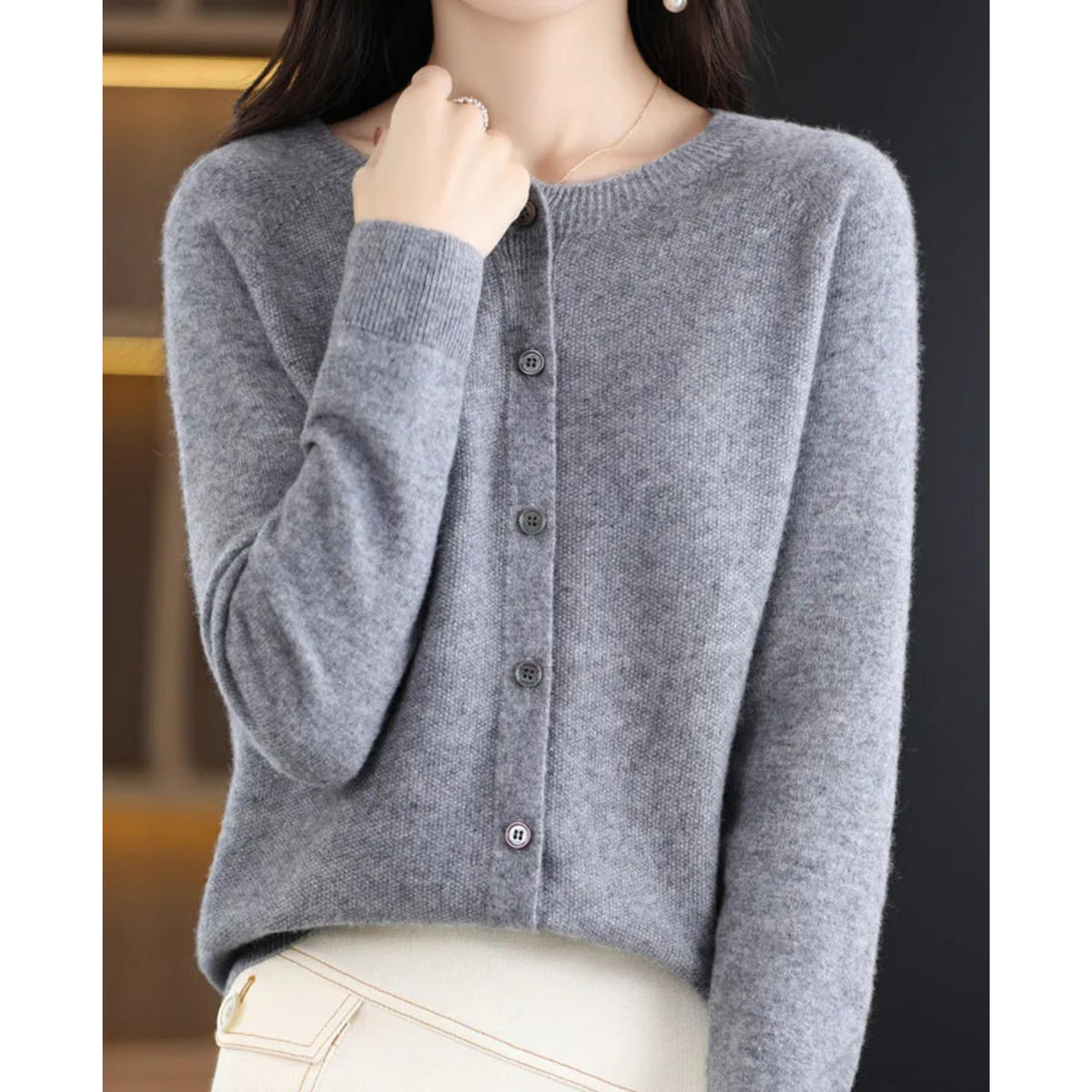 MERCY | Cardigan en laine mérinos