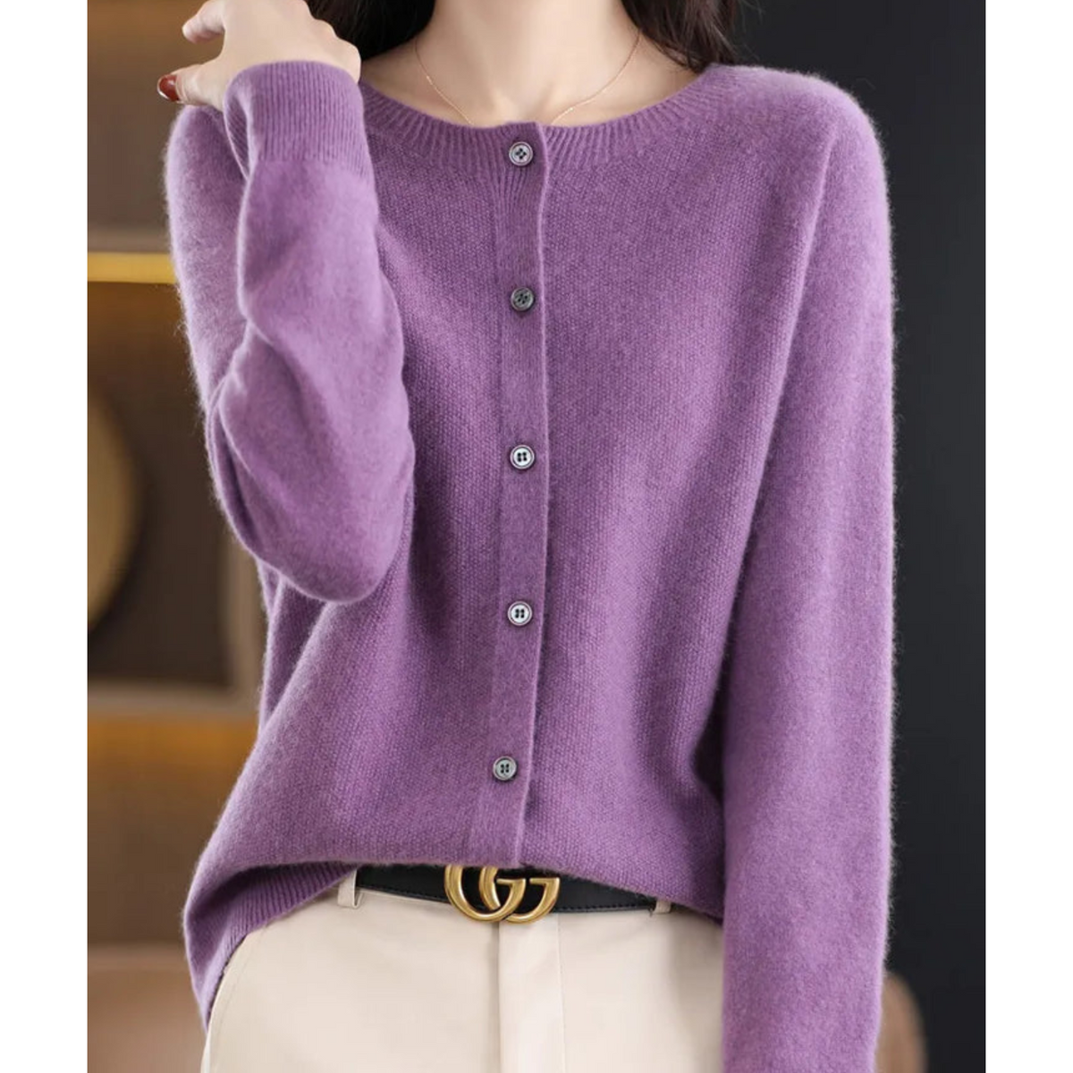 MERCY | Cardigan en laine mérinos