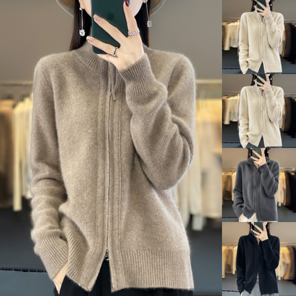 LUNA | Cardigan doux zippé