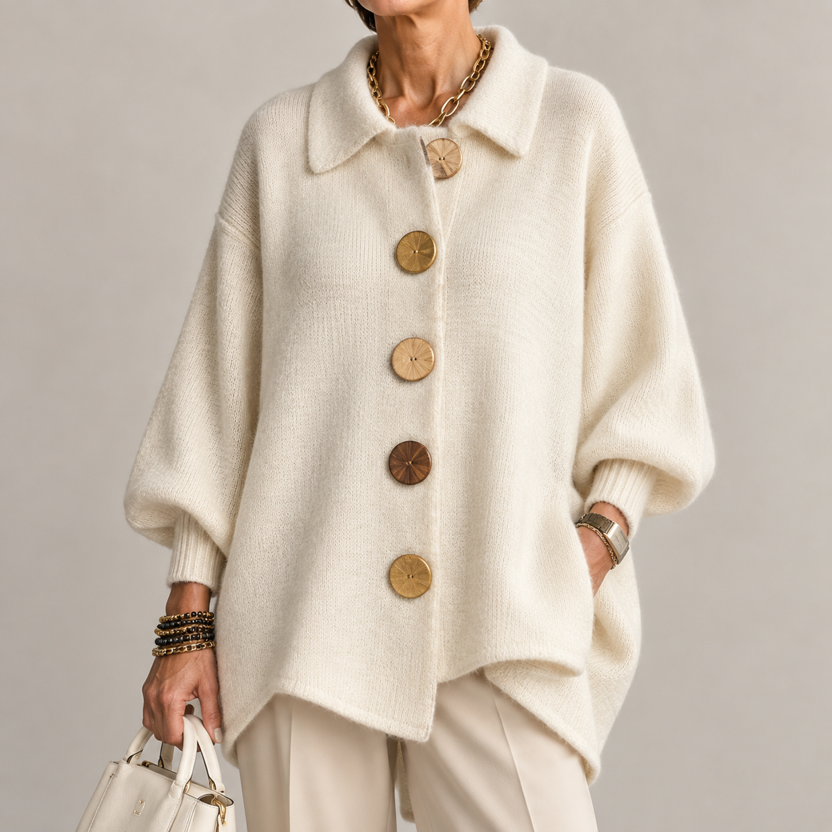 ARDELLE | Cardigan ample à col