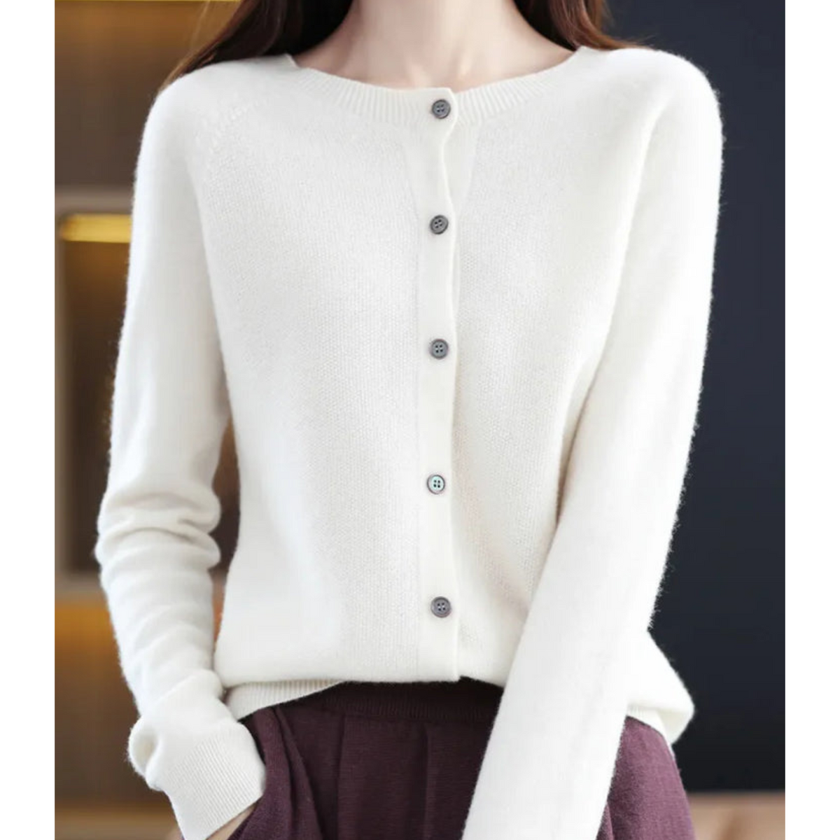 MERCY | Cardigan en laine mérinos