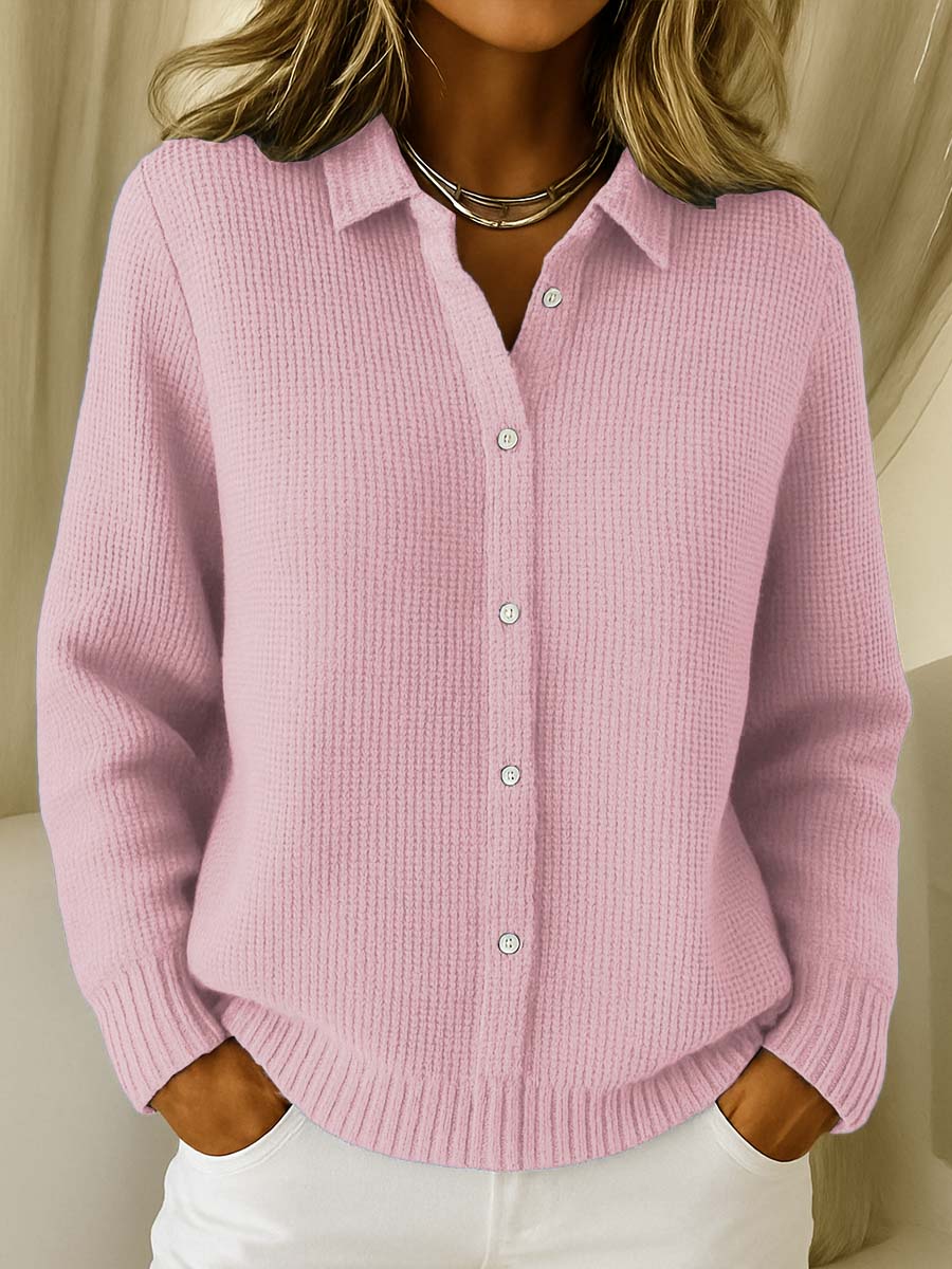ÉLISE | Cardigan en maille boutonné