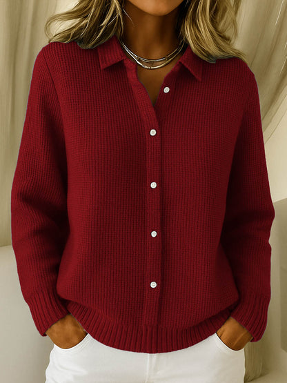 ÉLISE | Cardigan en maille boutonné