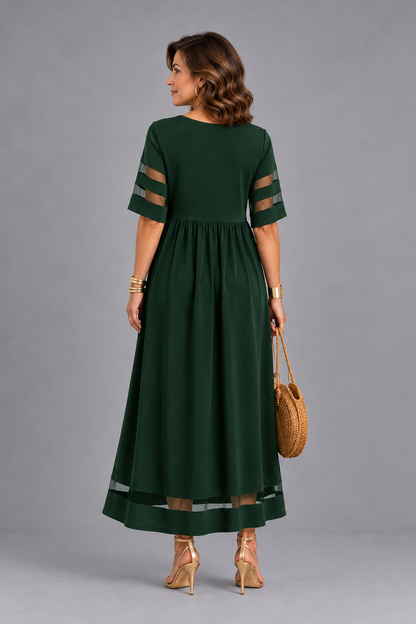 Aubrey™ – Robe midi qui affine le ventre