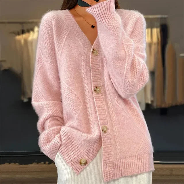 LENA | Cardigan doux à boutons