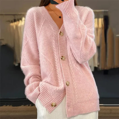 LENA | Cardigan doux à boutons