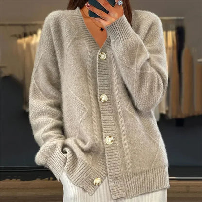 LENA | Cardigan doux à boutons