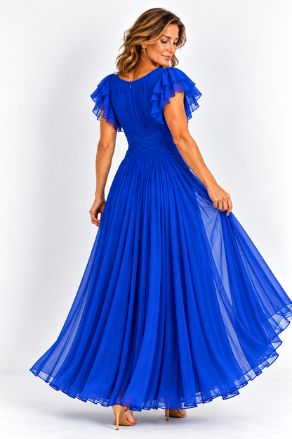 SAMANTA | Robe élégante plissée