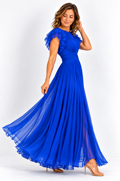 SAMANTA | Robe élégante plissée