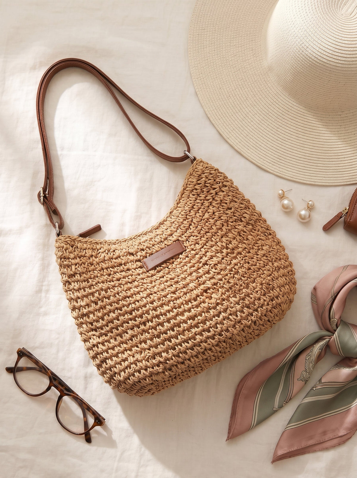 Sac femme tressé élégant Simona