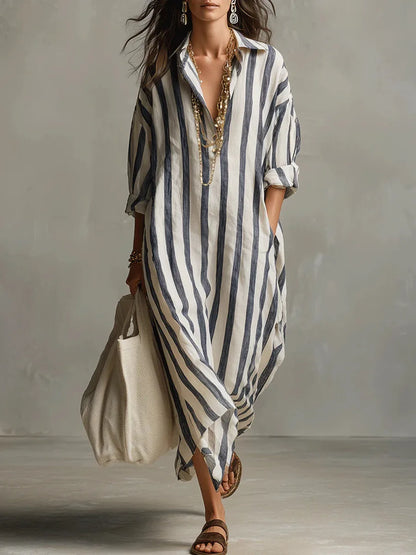 Chloé | Robe chemise longue