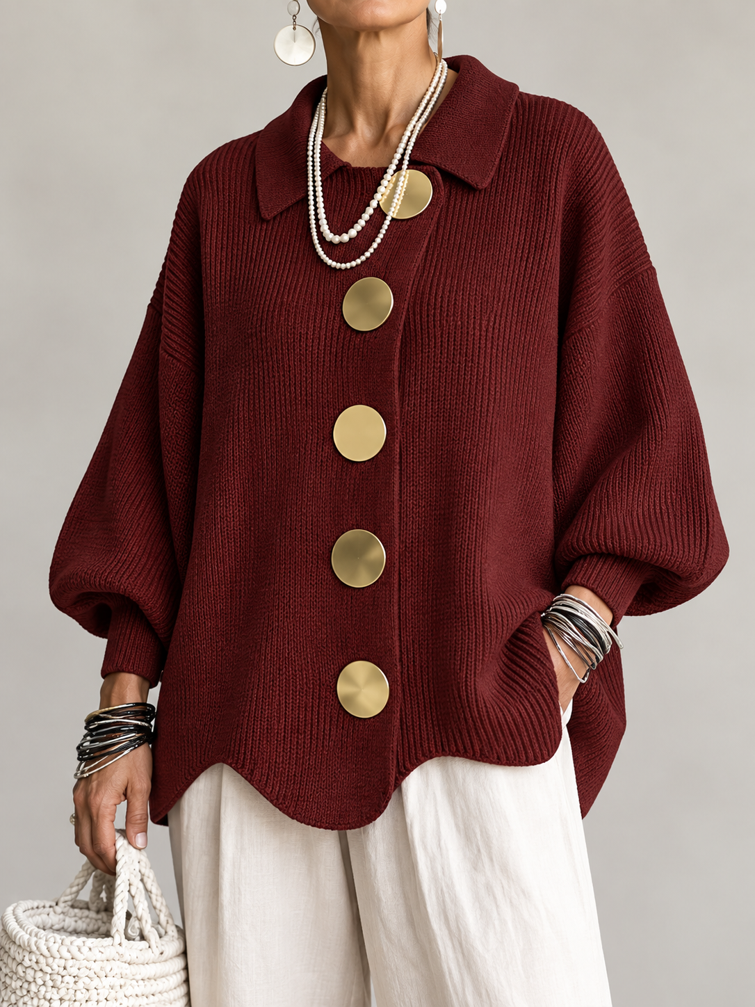 ARDELLE | Cardigan ample à col