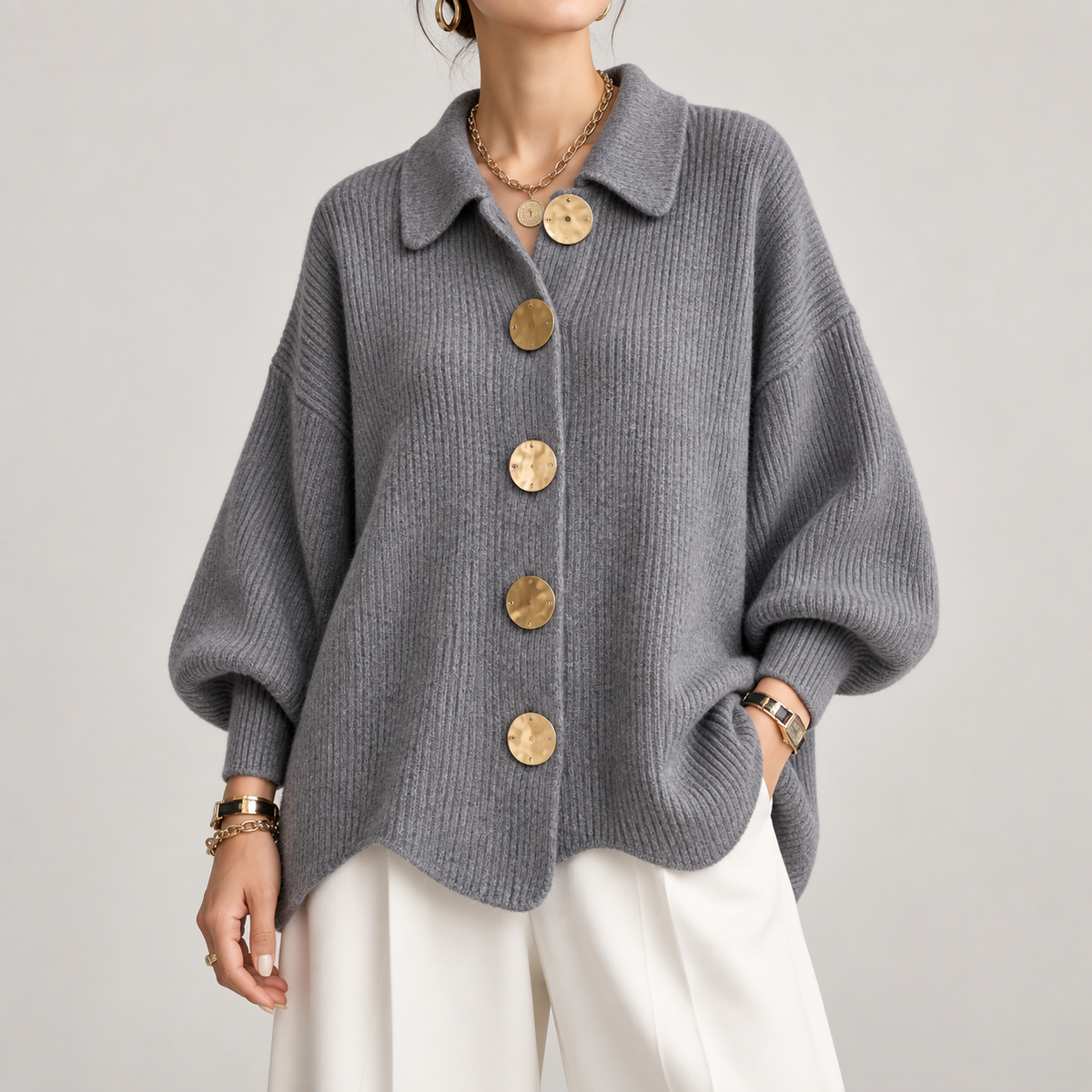 ARDELLE | Cardigan ample à col